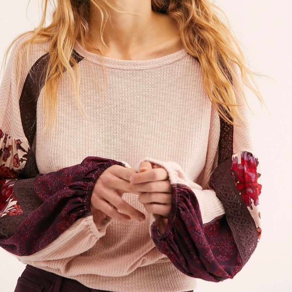 Free People Casual Clash Top - Picture 2 of 4